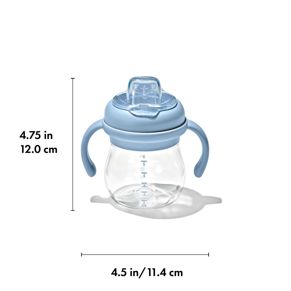 Transitions 6 Oz Soft Spout Sippy Cup with Removable Handles W3