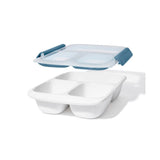 Prep & Go 4.1-Cup Divided Container - Ocean Blue L9