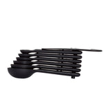 7 Piece Plastic Measuring Spoons - Black M7