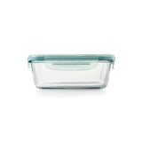 Smart Seal 3.5 Cup Glass Rectangle Container - Teal T5