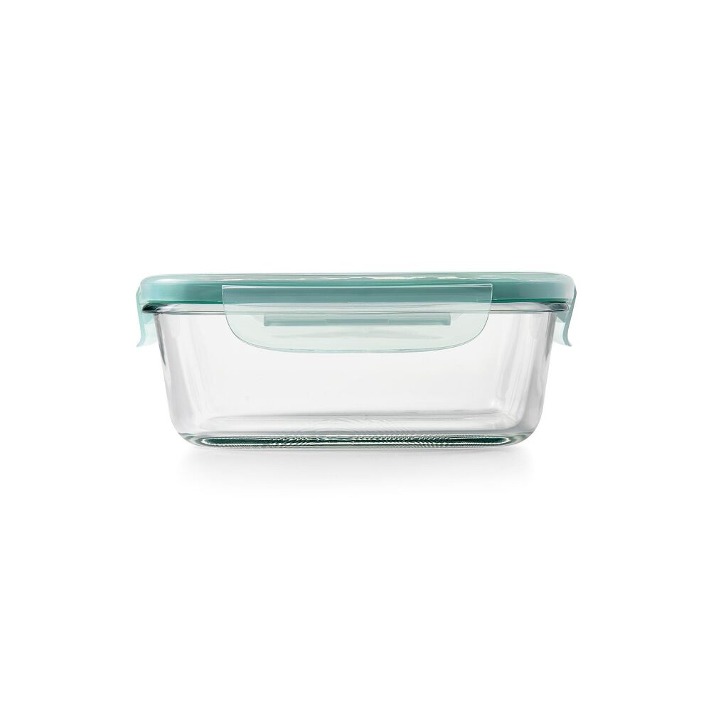 Smart Seal 3.5 Cup Glass Rectangle Container - Teal T5