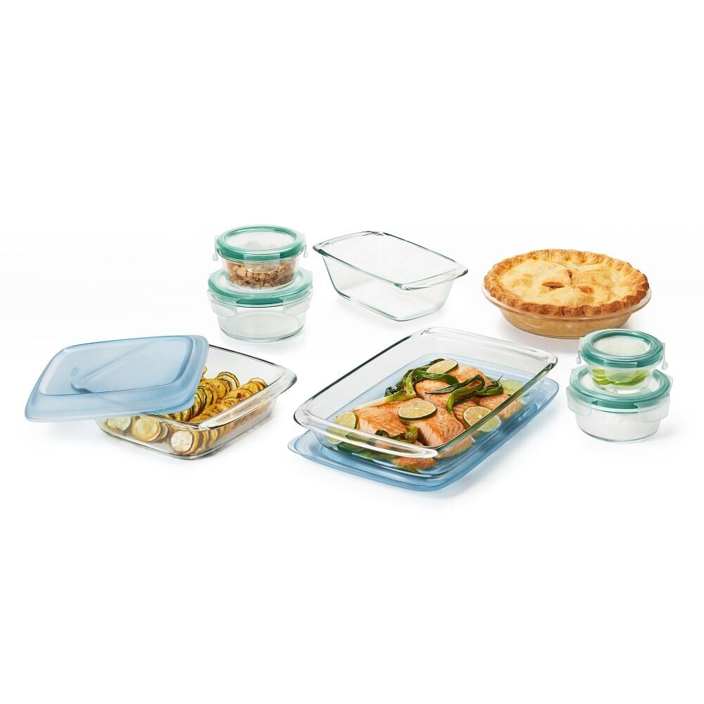 14-Piece Glass Bake, Serve & Store Set E8