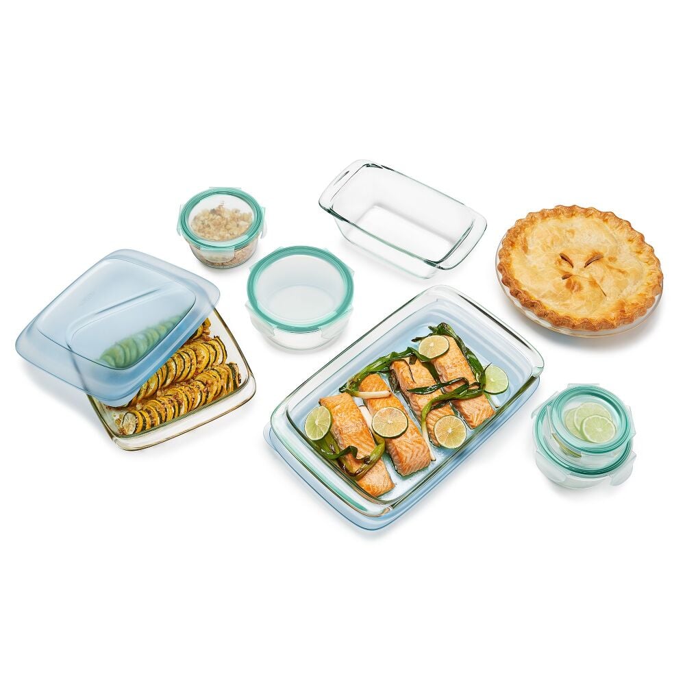 14-Piece Glass Bake, Serve & Store Set E8