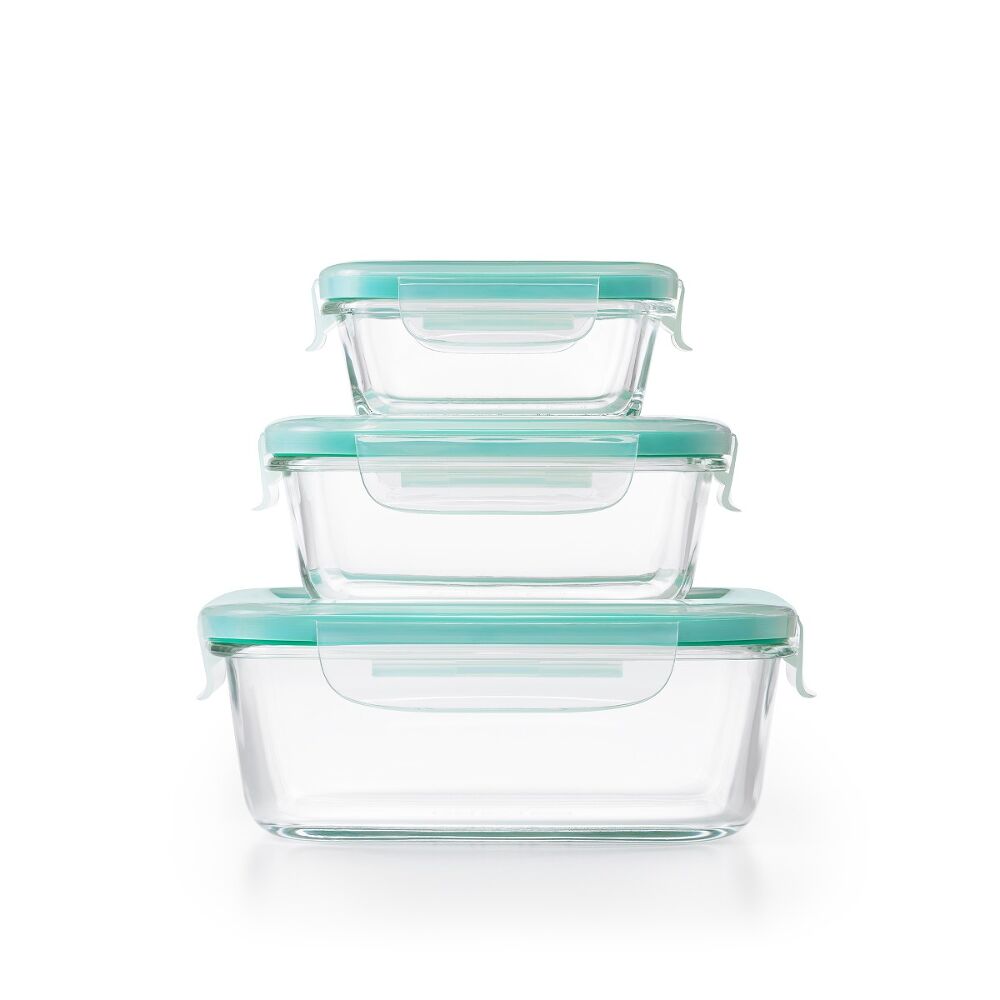 OXO Good Grips 12 Piece Smart Seal Glass Container Set H4