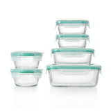 OXO Good Grips 12 Piece Smart Seal Glass Container Set H4