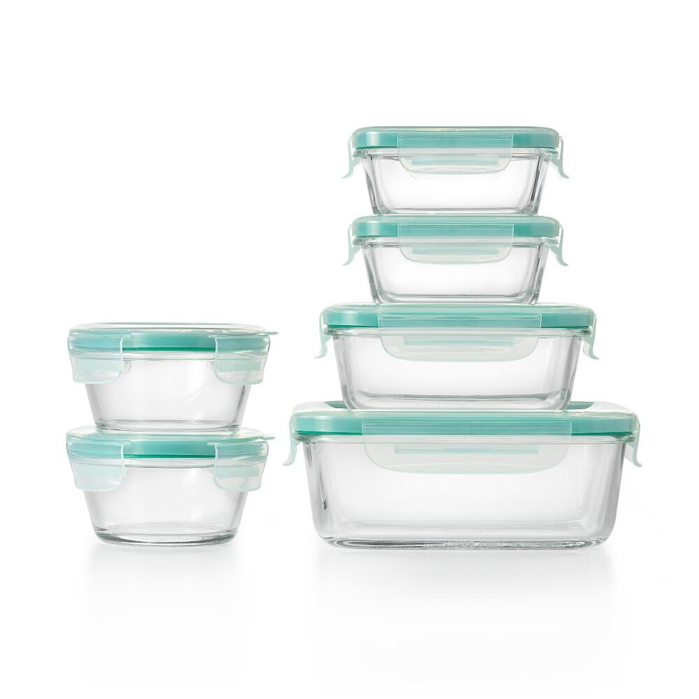 OXO Good Grips 12 Piece Smart Seal Glass Container Set H4