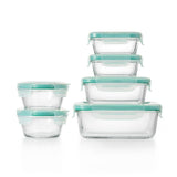OXO Good Grips 12 Piece Smart Seal Glass Container Set E1