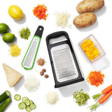 Etched Box Grater With Removable Zester O8