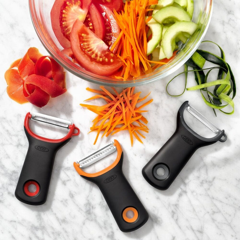 3-Piece Prep Peeler Set, Assorted Blades C0