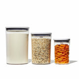 3-Piece POP Round Canister Graduated Set W4