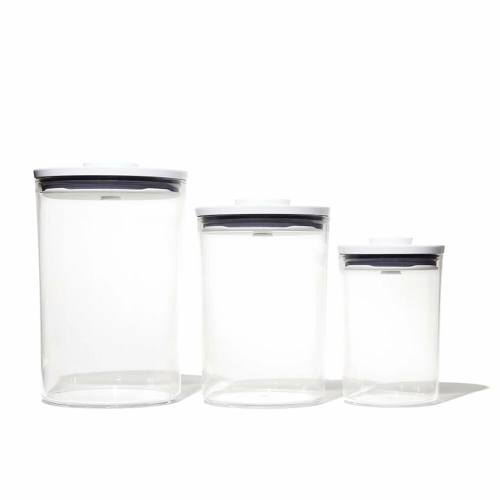 3-Piece POP Round Canister Graduated Set W4