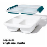 Prep & Go 4.1-Cup Divided Container R7