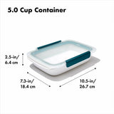 Prep & Go 5-Cup Container X3