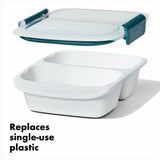 Prep & Go 2-Cup Divided Container L8