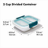 Prep & Go 2-Cup Divided Container L8