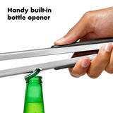 Grilling Tongs with Built-In Bottle Opener N3