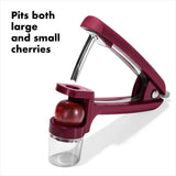 OXO Good Grips Cherry & Olive Pitter - Beet D9