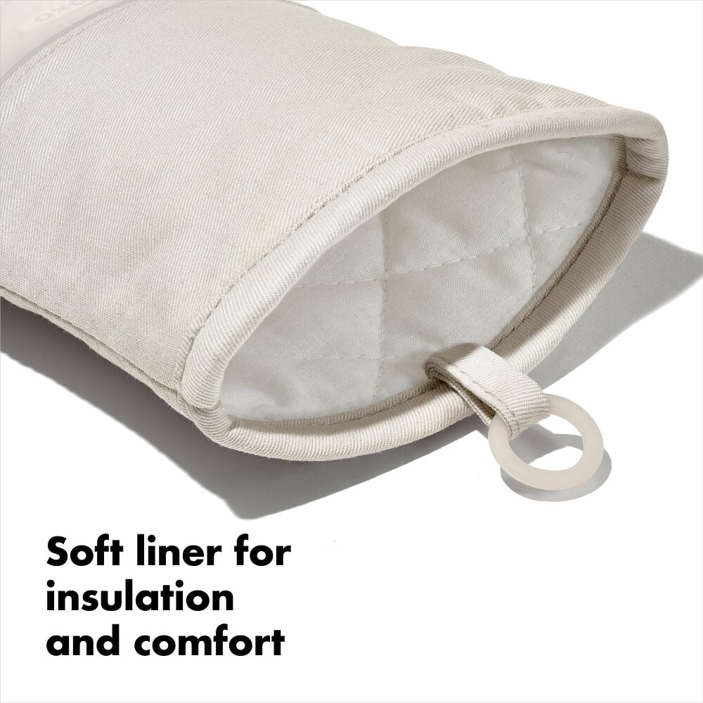 Silicone Oven Mitt - Oat H0
