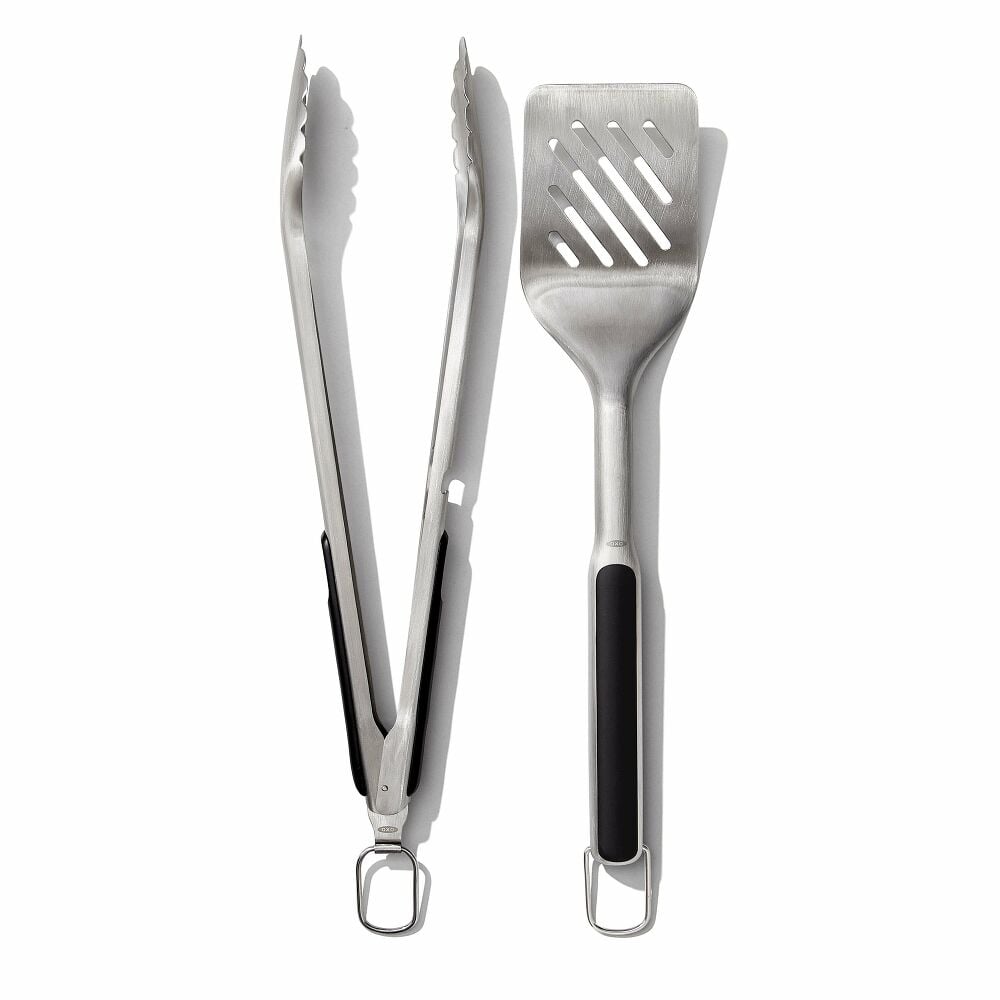 OXO Good Grips Grilling Turner and Tongs Set J4