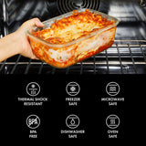 16 Piece Glass Smart Seal Everyday Container Set R2