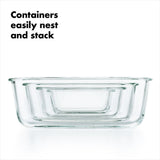 16 Piece Glass Smart Seal Everyday Container Set R2