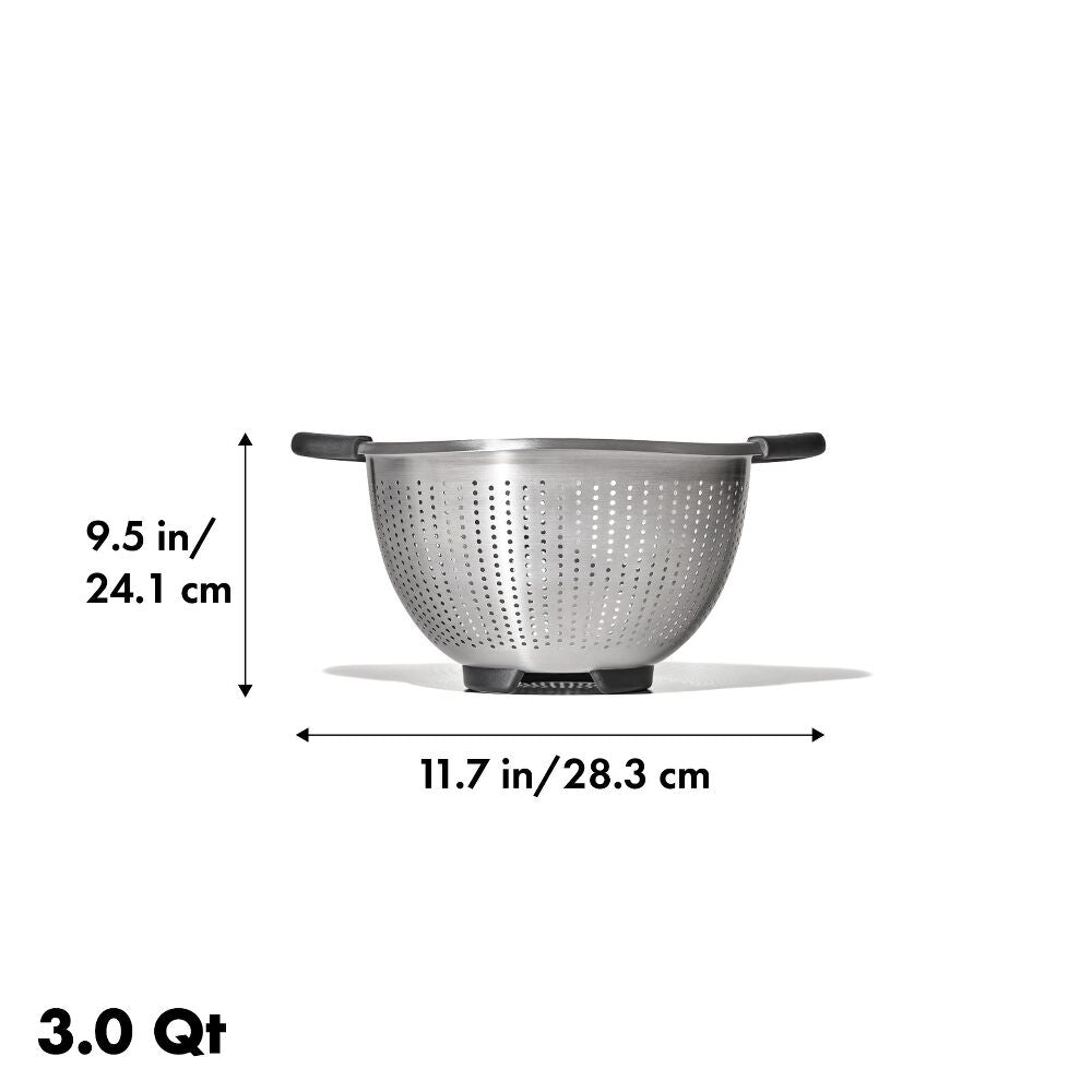 Stainless Steel 3 qt./ 2.8L Colander V6