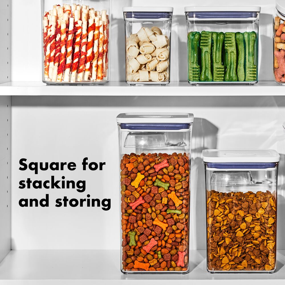 OXO Good Grips Pet POP Container – 4.4 Qt/4.2 L with Scoop Q1