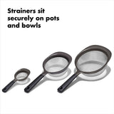 OXO Good Grips 3 Piece Strainer Set Q5