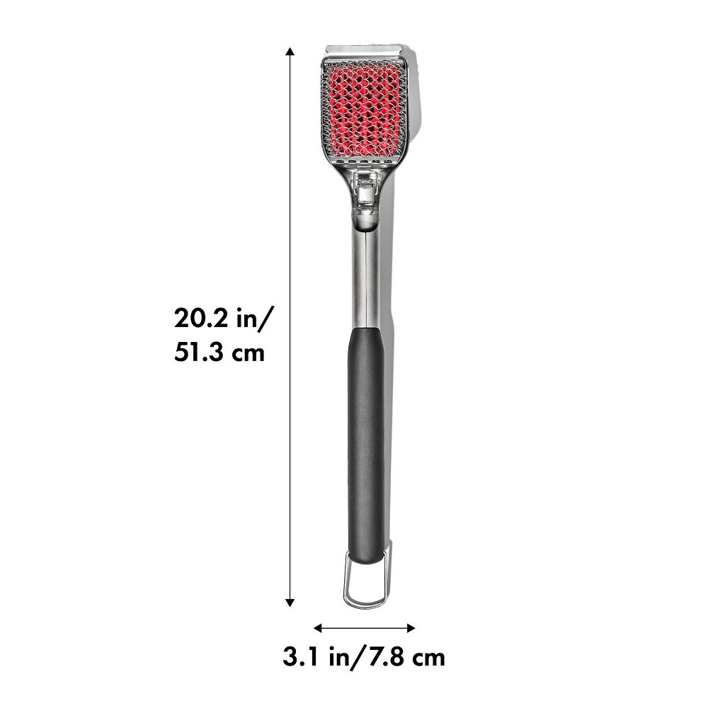 Coiled Grill Brush With Replaceable Head T7