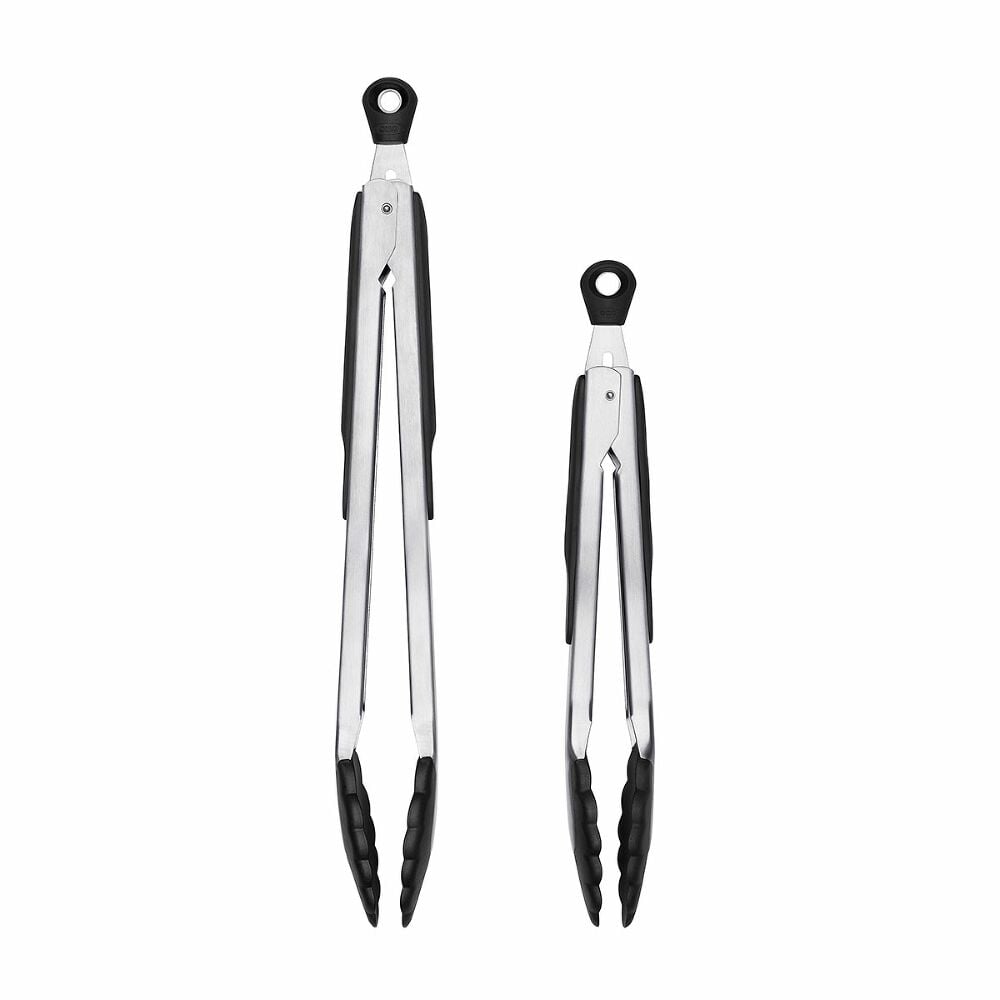 2-Piece Tongs with Nylon Heads Set T8