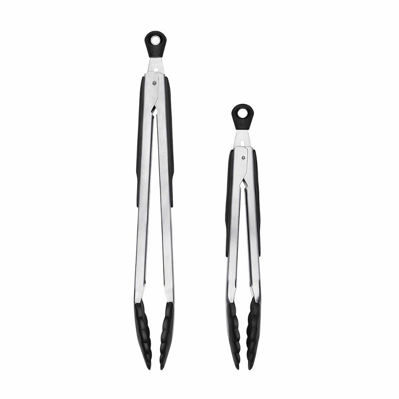 2-Piece Tongs with Nylon Heads Set T8