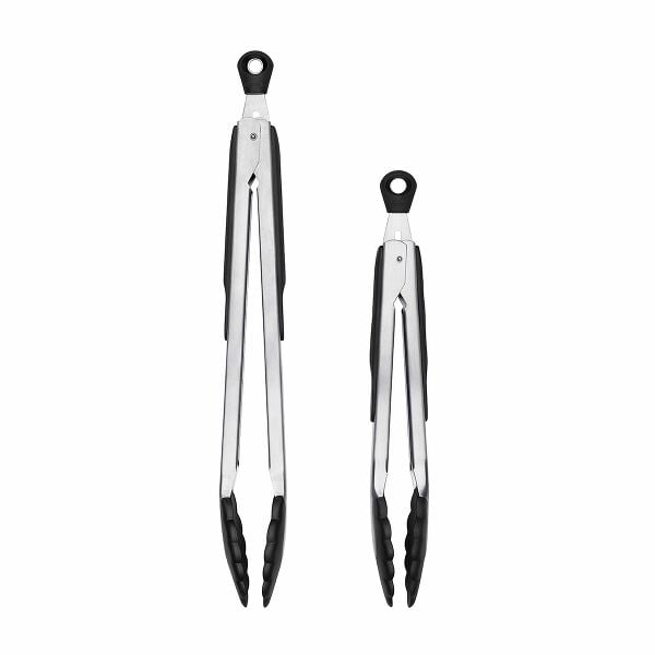 2-Piece Tongs with Nylon Heads Set T8