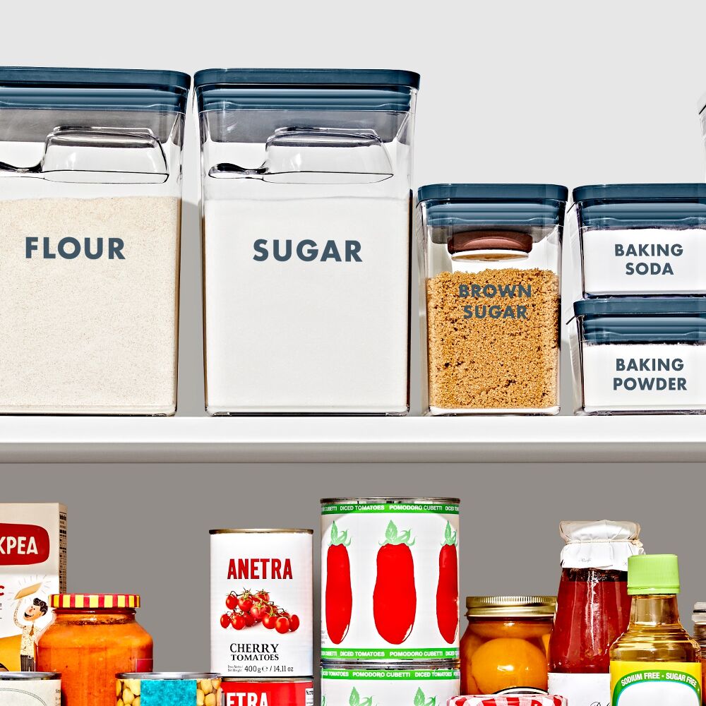 8-Piece Prelabeled Baking POP Container Set V4