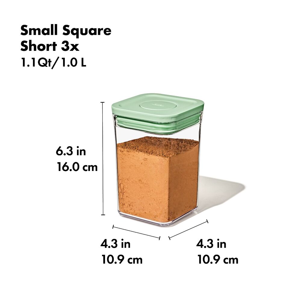 3-Piece POP Container Set with Mini Scoops Y0
