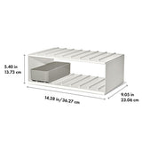 Water Bottle Organizer with Accessory Bin L6
