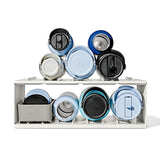 Water Bottle Organizer with Accessory Bin L6