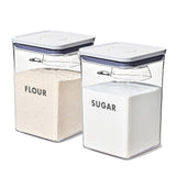 8-Piece Prelabeled Baking POP Container Set V4