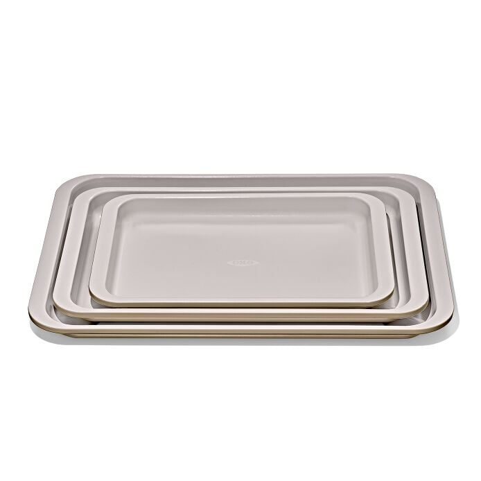 Non-Stick Pro Ceramic Coated Metal Bakeware 3 Pc Set A7