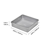 Nonstick Pro Clear Coated 9 In Square Cake Pan X3