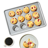 Nonstick Pro Clear Coated 12 Cup Muffin Pan W7