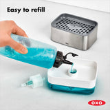 Soap Dispensing Sponge Holder W0