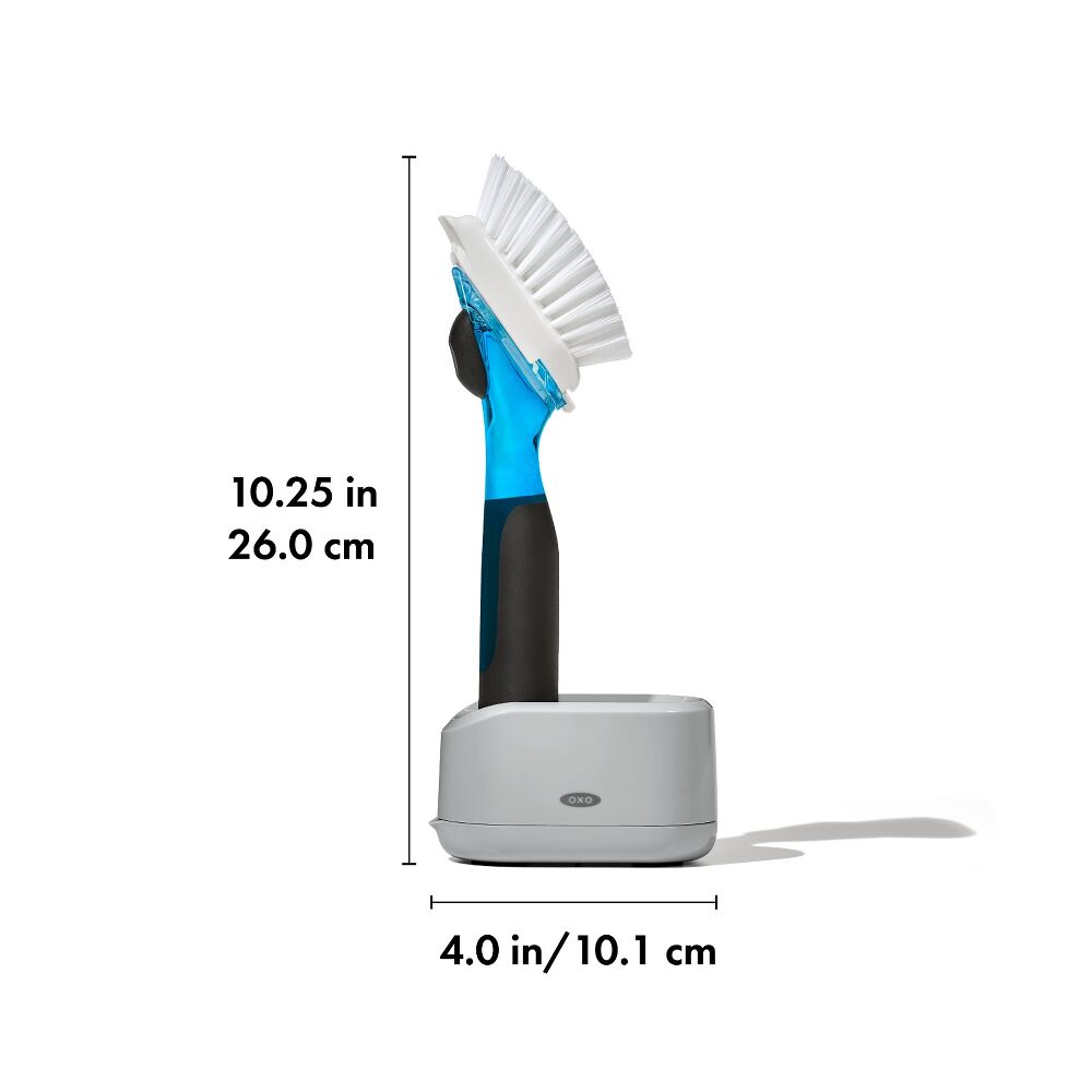 Soap Dispensing Dish Brush Storage Set M5