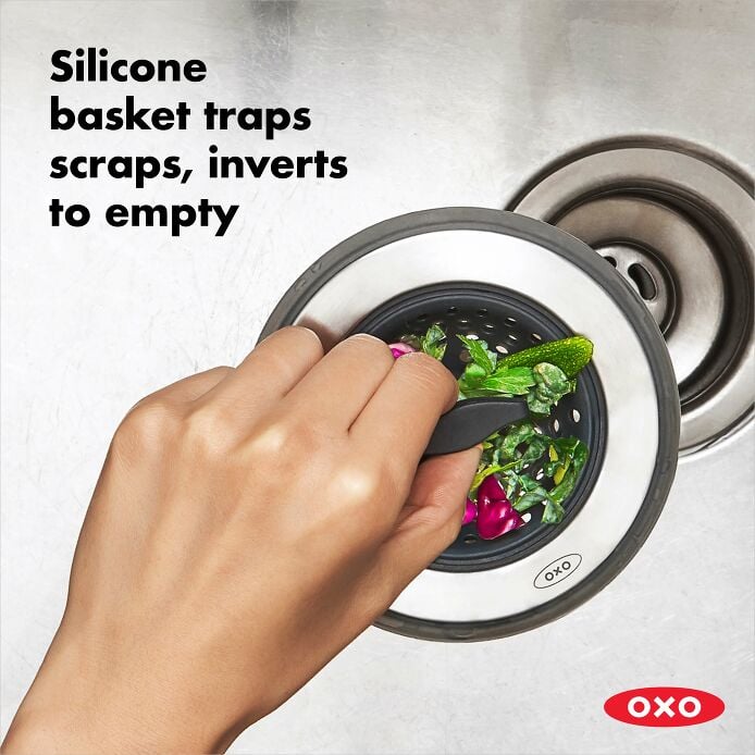 2-in-1 Silicone Sink Strainer with Stopper Y2