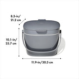 Easy-Clean Compost Bin - 1.75 Gal O9