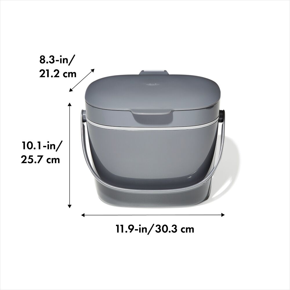 Easy-Clean Compost Bin - 1.75 Gal O9