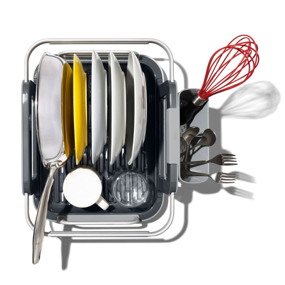 Over-the-sink Aluminum Dish Rack E2