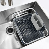 Over-the-sink Aluminum Dish Rack E2