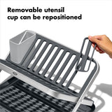 OXO Good Grips Aluminum Fold Flat Dish Rack V7
