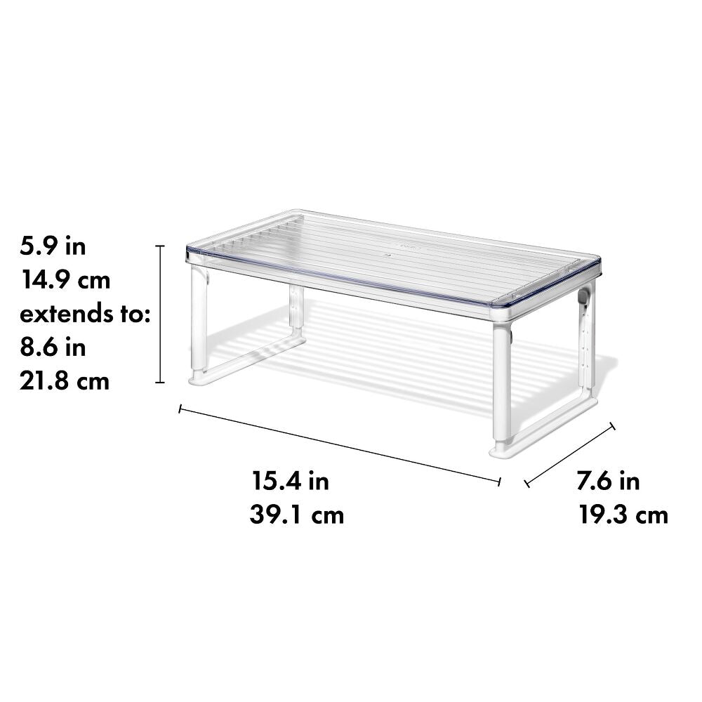 Adjustable Refrigerator Shelf Riser X3