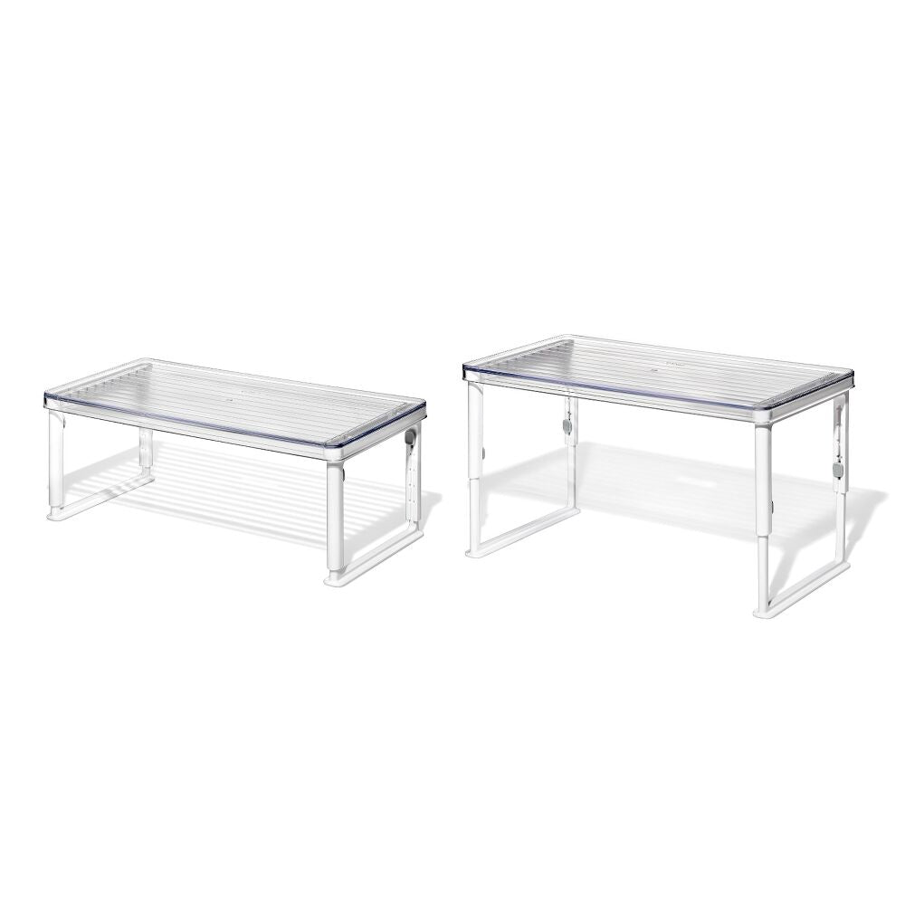 Adjustable Refrigerator Shelf Riser X3